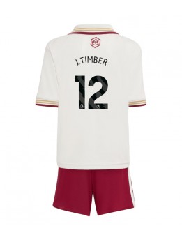 Arsenal Jurrien Timber #12 Replika Tredje Kläder Barn 2025-26 Kortärmad (+ byxor)